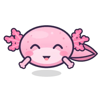 A baby Axolotl